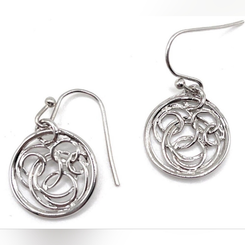 Lia Sophia Silver Dangle Earrings